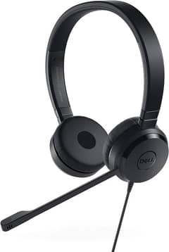 Dell 74J6M Pro Stereo USB Headset UC350, Black