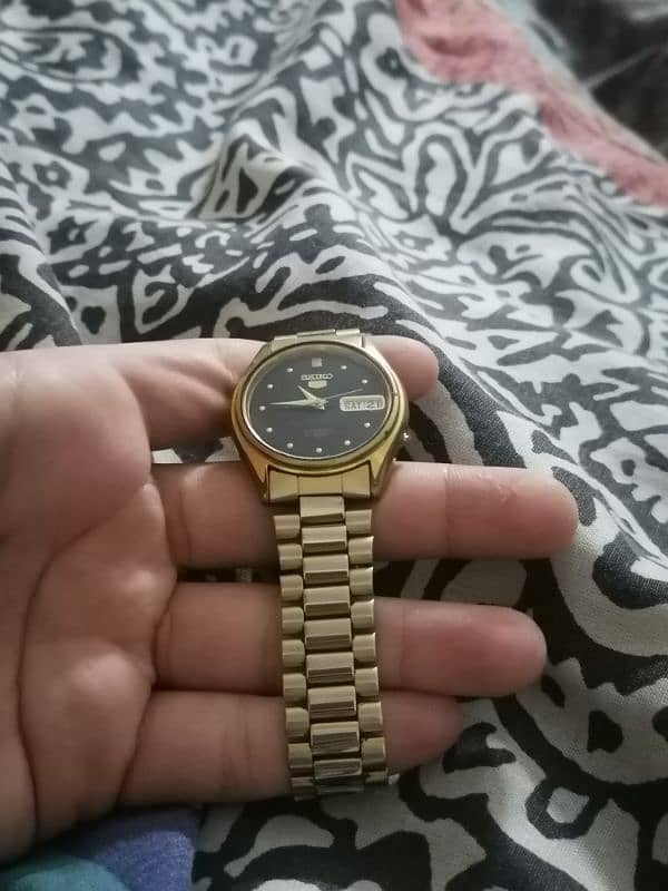 seiko 5 automatic watch made in japam 1