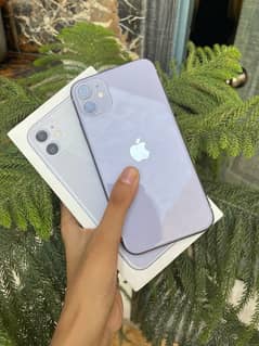 orignal iphone11 purple color 64gb with box non pta