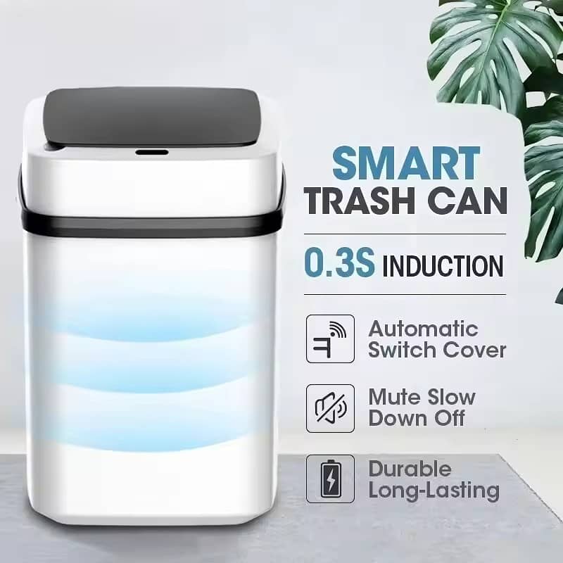 13L Smart Touchless Trash Can – Automatic Motion Sensor Garbage Bin 1