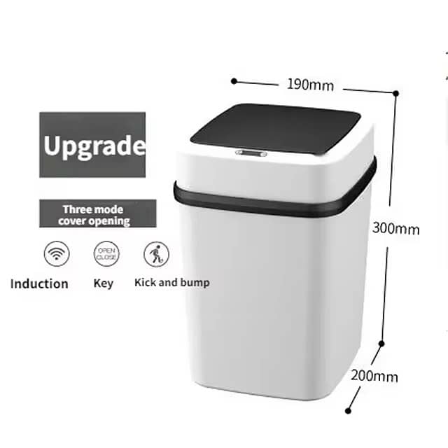 13L Smart Touchless Trash Can – Automatic Motion Sensor Garbage Bin 6