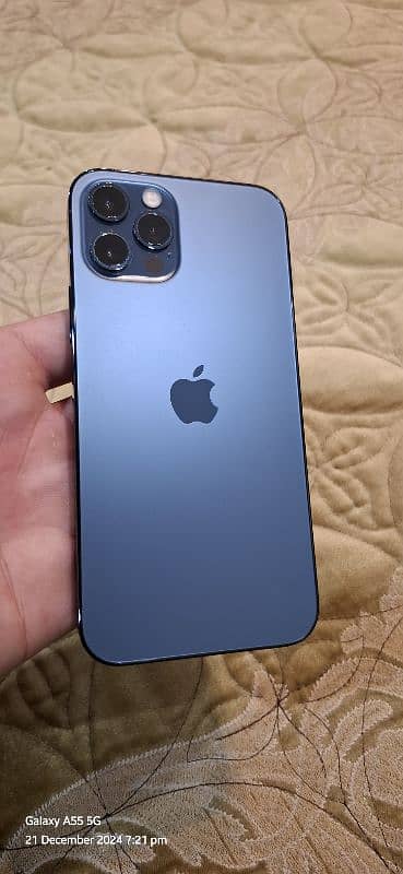 I PHONE 12 PRO 256 GB PTA OFFICIAL APPROVED BH 81 10 BY 10 CONDITION 0