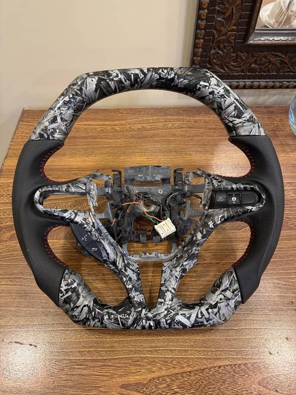 Honda city/civic reborn forged fibre steering wheel 0