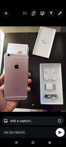 iPhone 6s 128/gb with box My WhatsApp number 0326/7720513 0