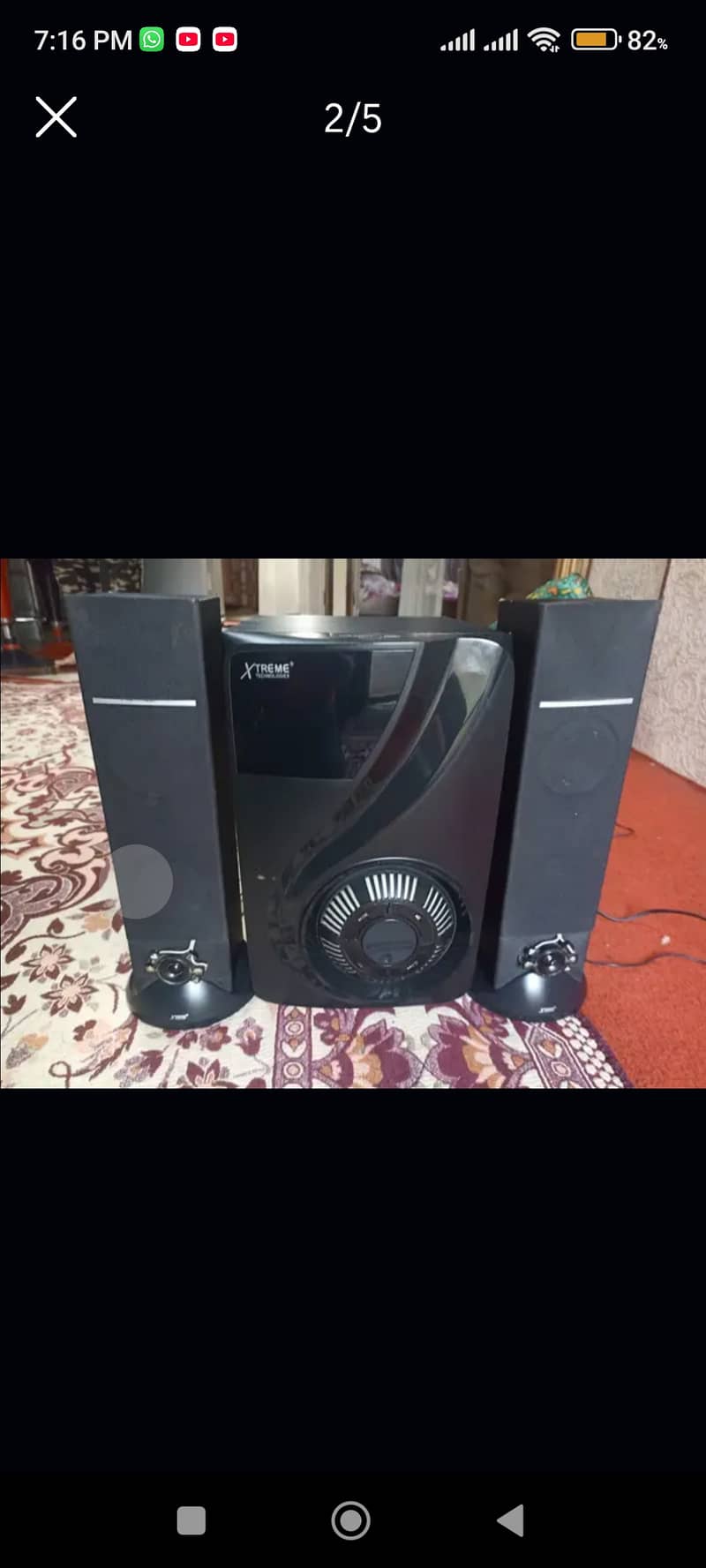 Xtreme 2.1 Woofer and speakers 5