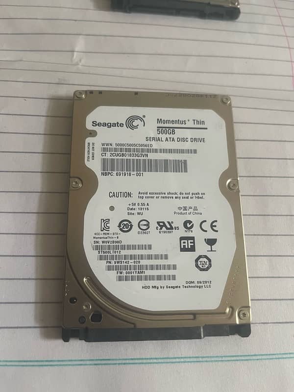 laptop hard drives 7