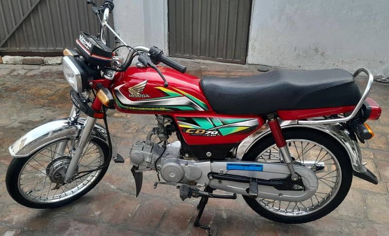 Honda CD 70 Model 2022 Open invoice Good Condition 2