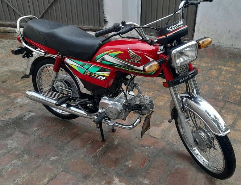 Honda CD 70 Model 2022 Open invoice Good Condition 3