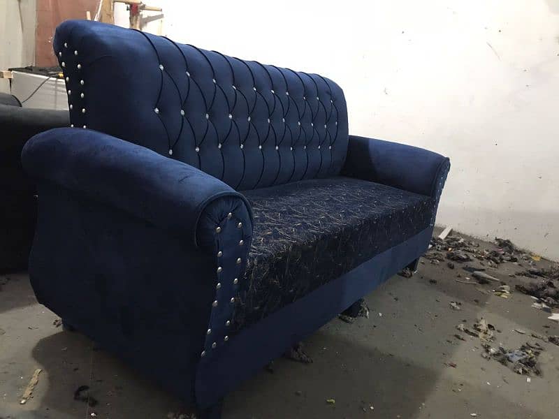 5 seater sofa set / sofa cumbed/customize sofa/velvet sofa 5