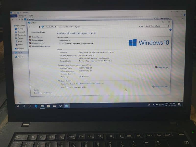 lenovo T460 Core i5 6th generation for sale 3