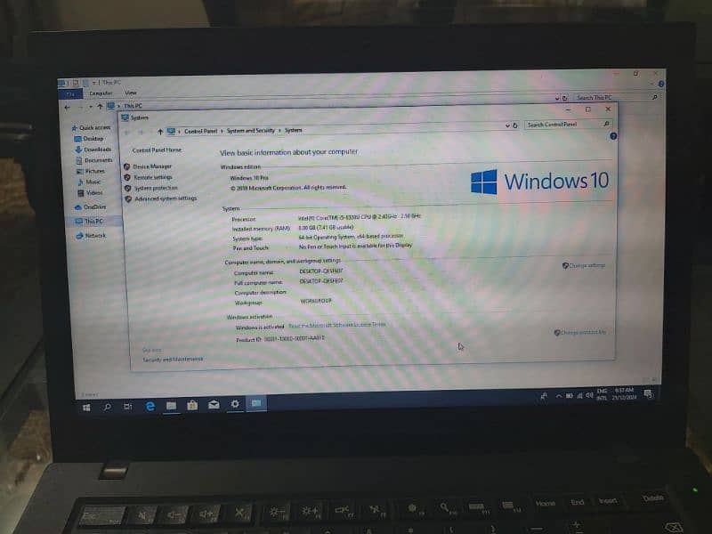 lenovo T460 Core i5 6th generation for sale 7