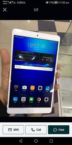 Huawei Tab Dtab m3 Docomo 3gb 16 gb like new