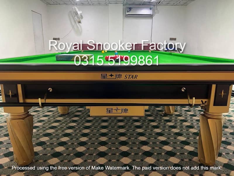 Snooker Table For Sale  / Billiards Tables/ Rasson Table / Snooker P 0