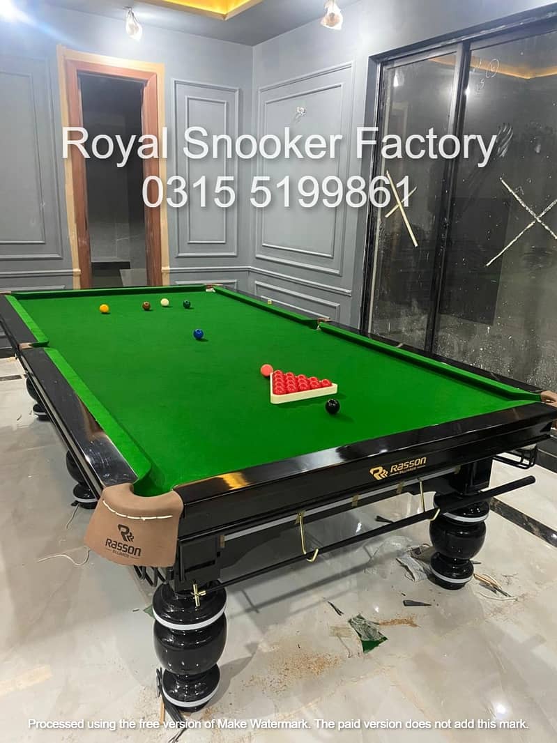 Snooker Table For Sale  / Billiards Tables/ Rasson Table / Snooker P 4