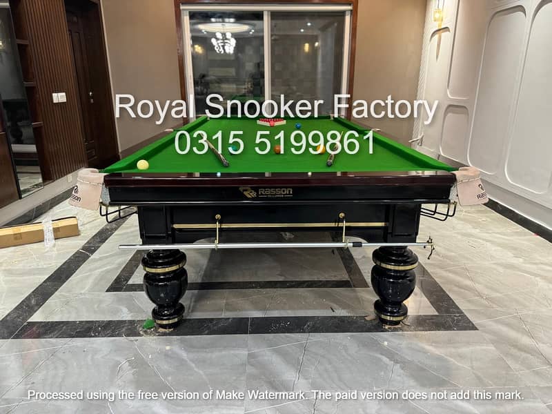 Snooker Table For Sale  / Billiards Tables/ Rasson Table / Snooker P 6