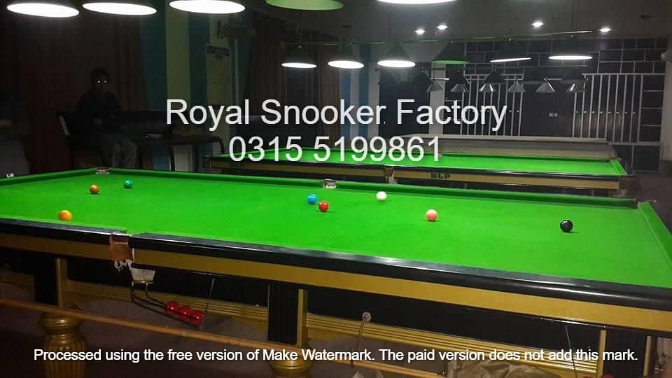 Snooker Table For Sale  / Billiards Tables/ Rasson Table / Snooker P 13