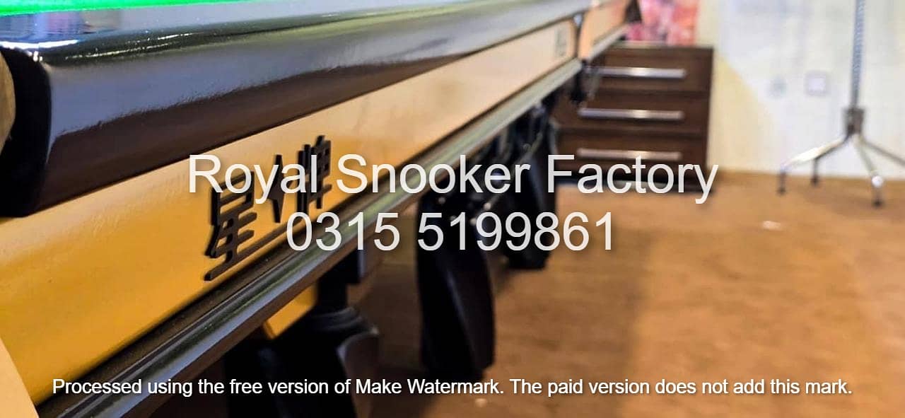 Snooker Table For Sale  / Billiards Tables/ Rasson Table / Snooker P 14