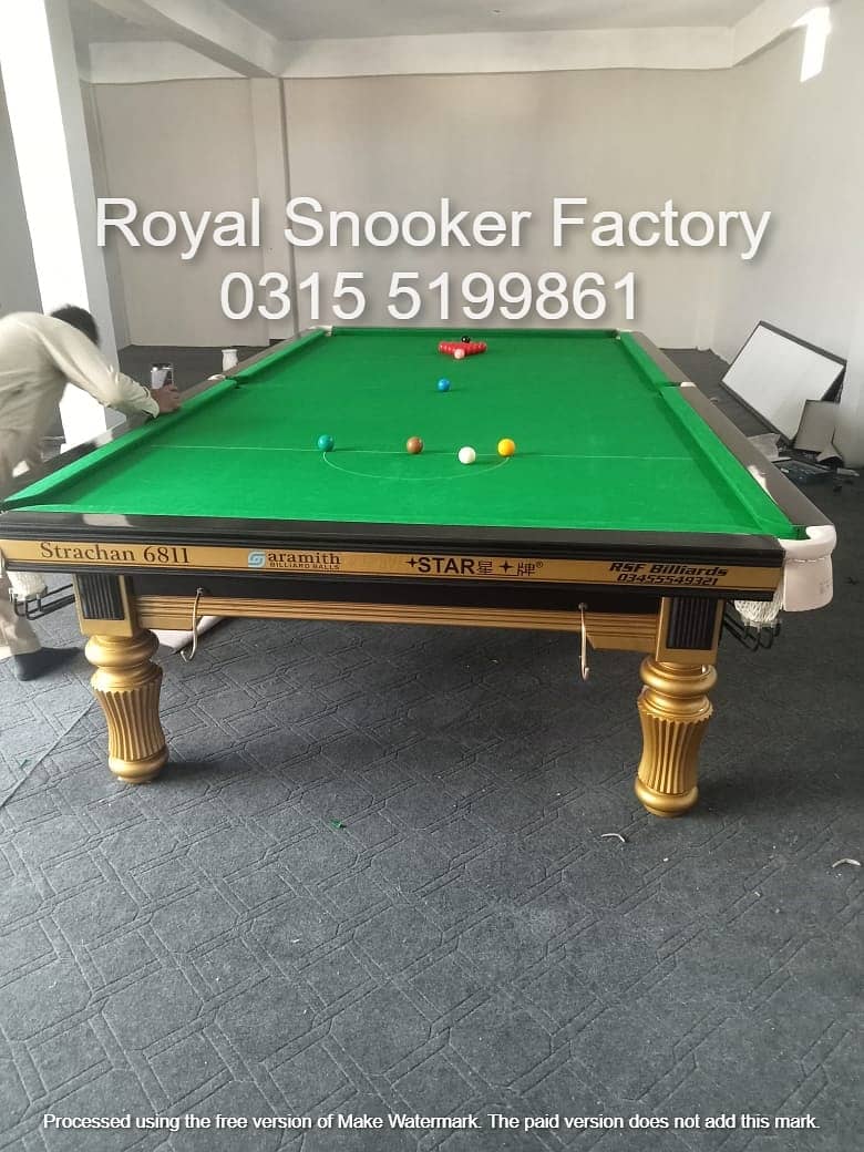 Snooker Table For Sale  / Billiards Tables/ Rasson Table / Snooker P 18