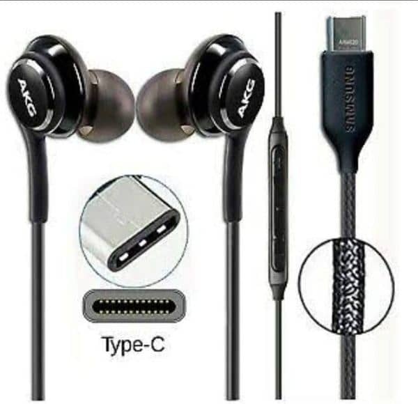 Akg Handsfree Type C Best For All Android Devices With Loud Sound And 0