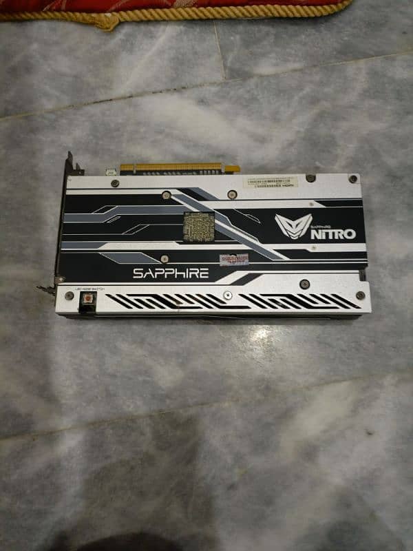 Sapphire RX 480 8gb Nitro 3