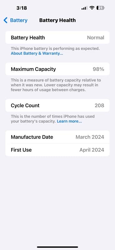 iPhone 15Pro Max 256 GB NON-PTA 10/10 coundition 98% battery health 2