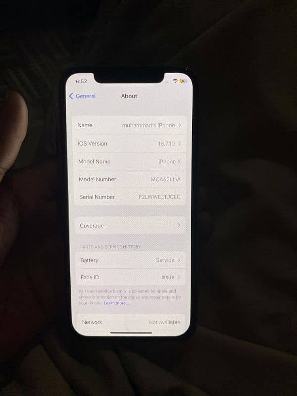 I phone X 64gb Factory Unlocked 3