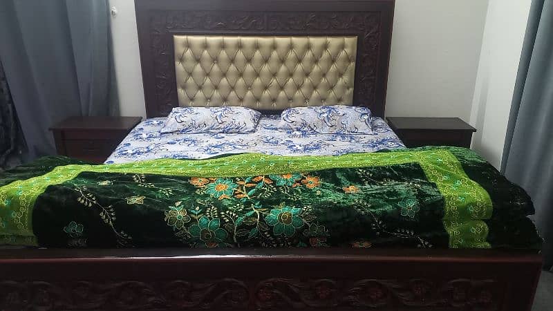 wooden bed set 1