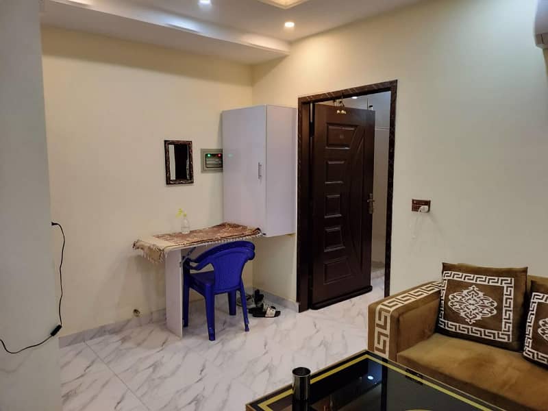 1-Bed Fully Furnished Flat For Rent Family Building Sector E Bahria Town Lahore 7