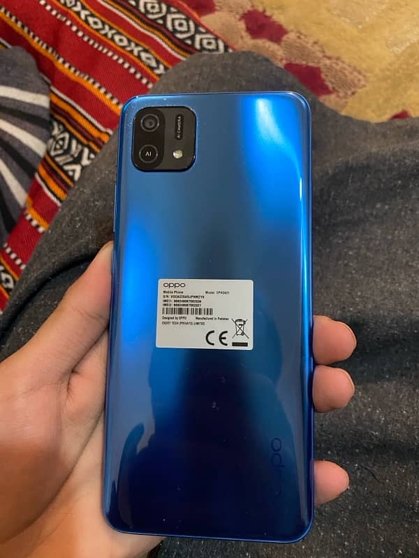 Oppo A16e with box For sale contact 0/3//10/98/0//74/30 1