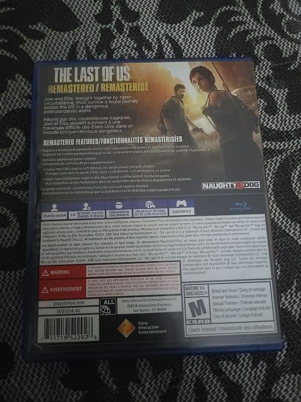 PS4 The Last of us Remastered 3