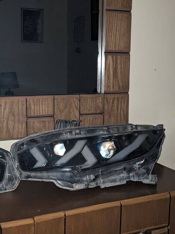 Honda civic 2016-2021 Lamborghini style headlights 1