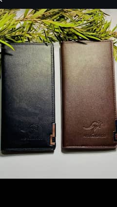 Leather luxury long Wallet