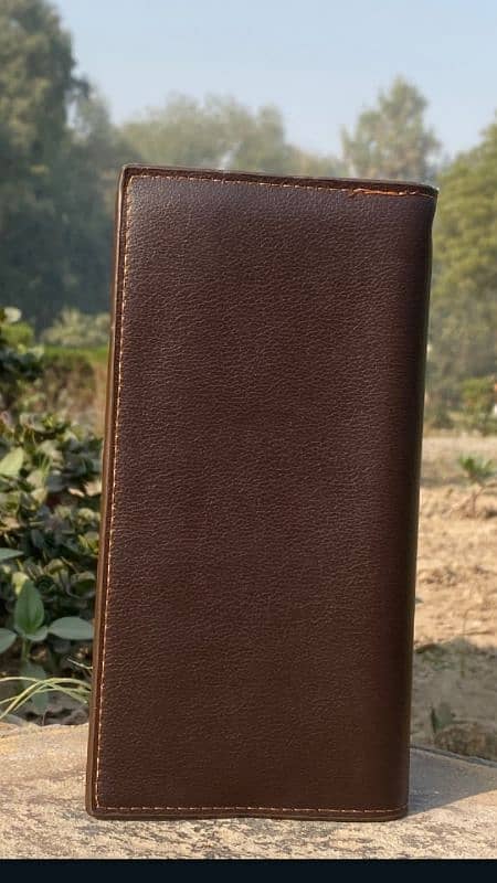 Leather luxury long Wallet 1