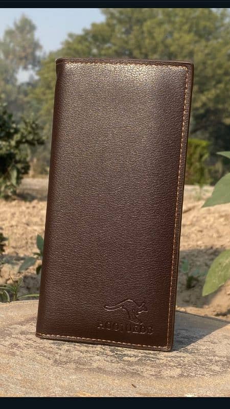 Leather luxury long Wallet 3