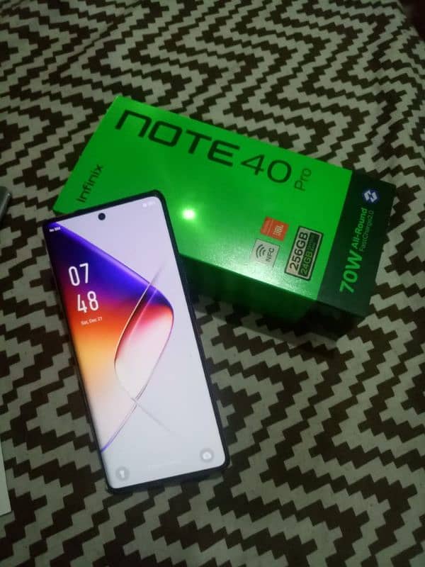 Infinix Note 40 Pro 12GB RAM256 GB ROM 4