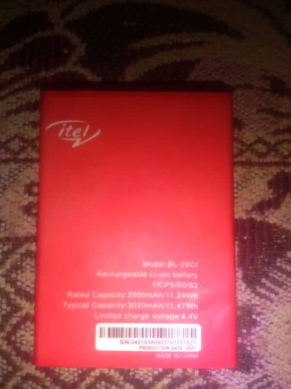 itel 25 pro original battery new for sale 1