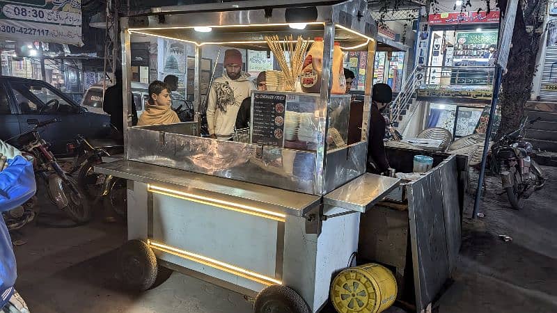 Fancy Food cart for Fries 3