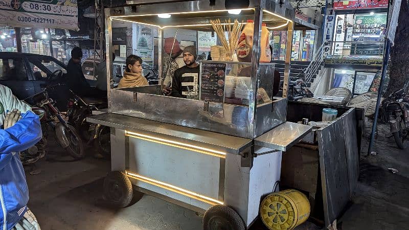 Fancy Food cart for Fries 4