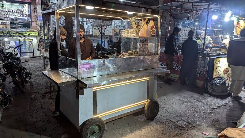 Fancy Food cart for Fries 5