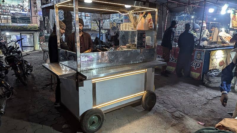 Fancy Food cart for Fries 6