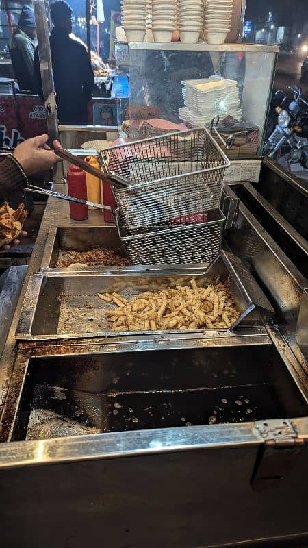 Fancy Food cart for Fries 9