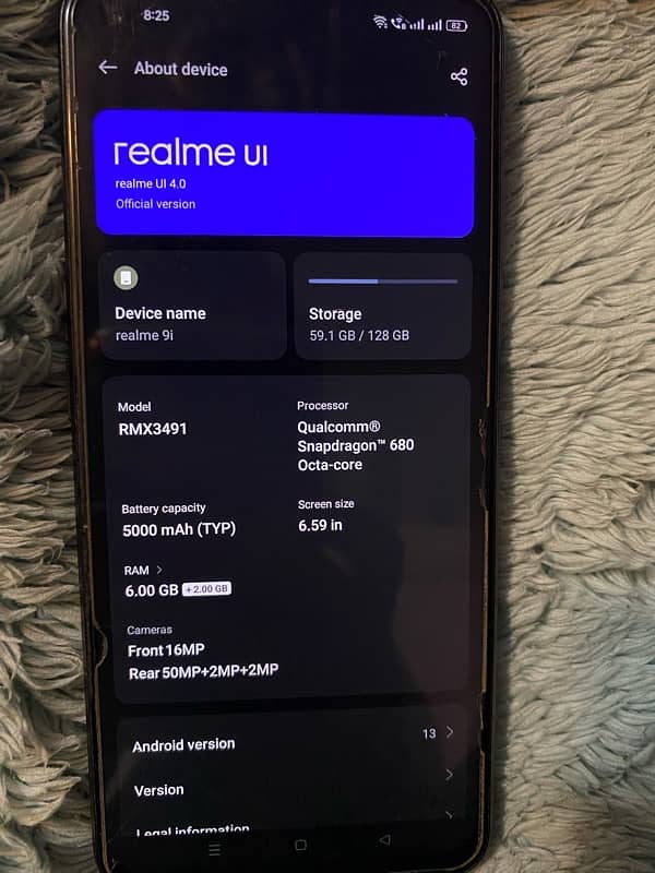 Realme 9i 0