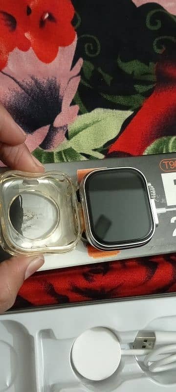 original t900 ultra 49mm smart watch with silicone case 5