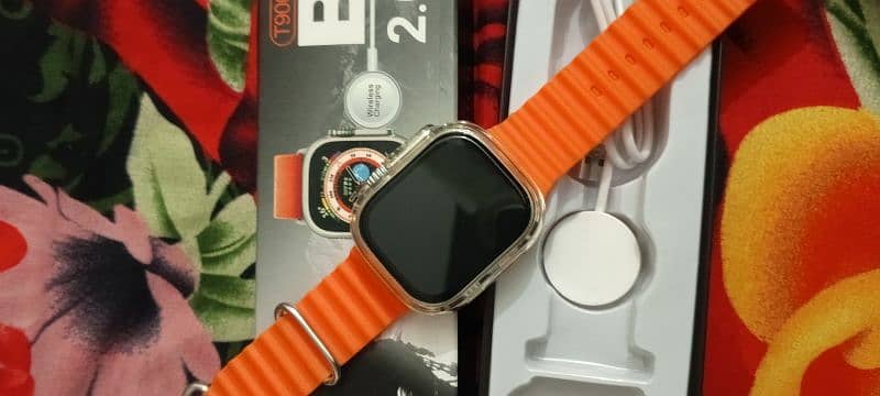 original t900 ultra 49mm smart watch with silicone case 8