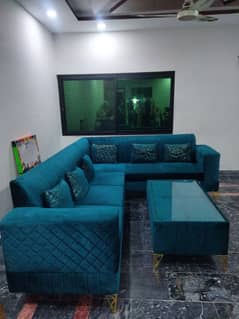 L shaped sofa