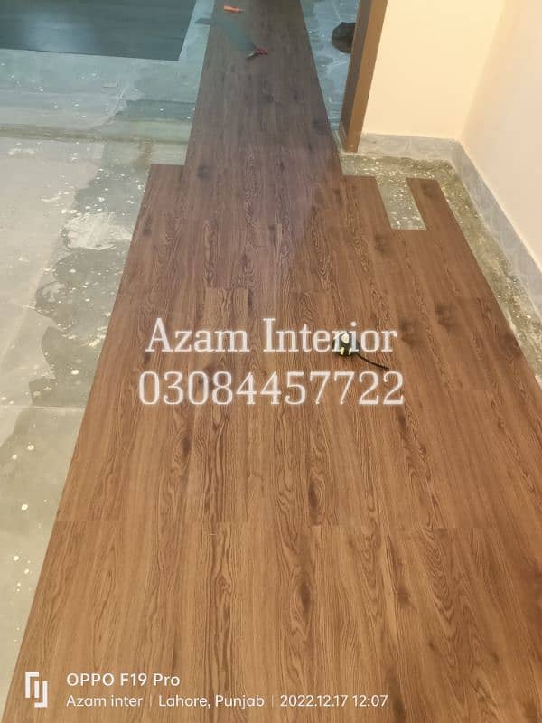 vinyl flooring window blinds wooden floor Azam Interior 4