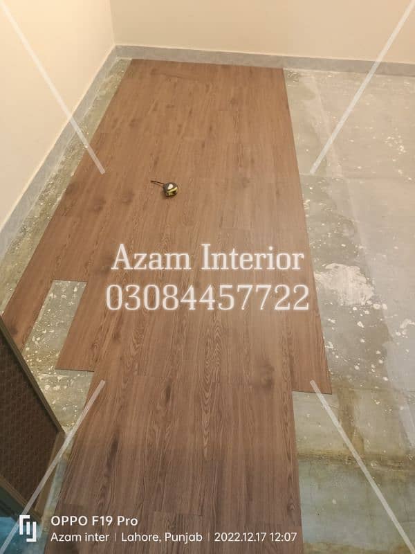 vinyl flooring window blinds wooden floor Azam Interior 5