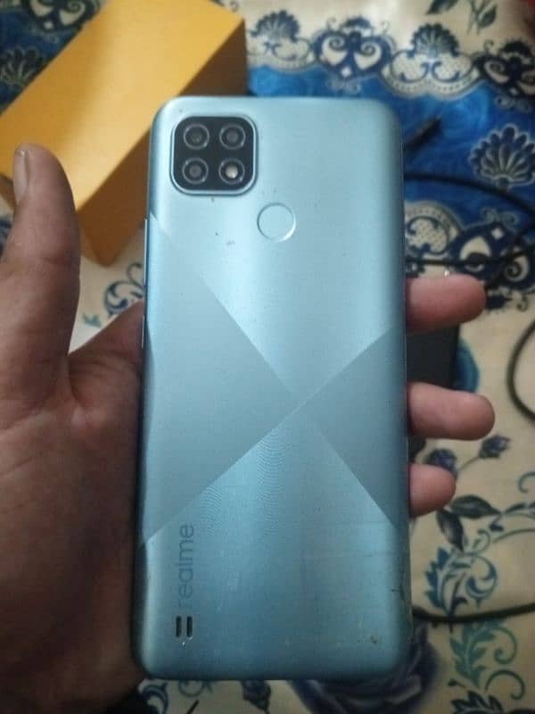 realme c21 4.64 ok condition with box and charger 1