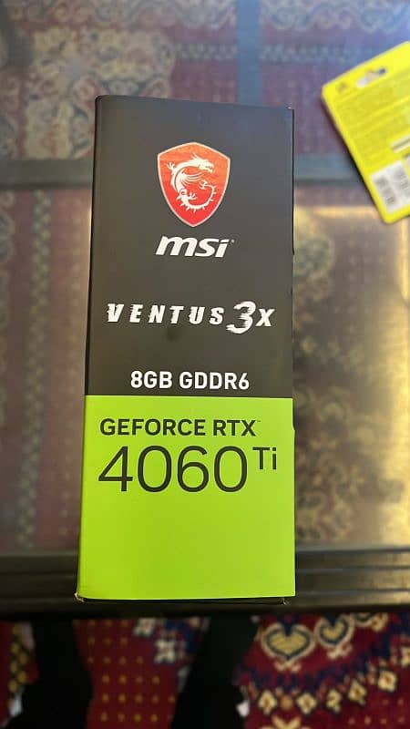 MSI RTX 4060 Ti 8GB Ventus 3X 3