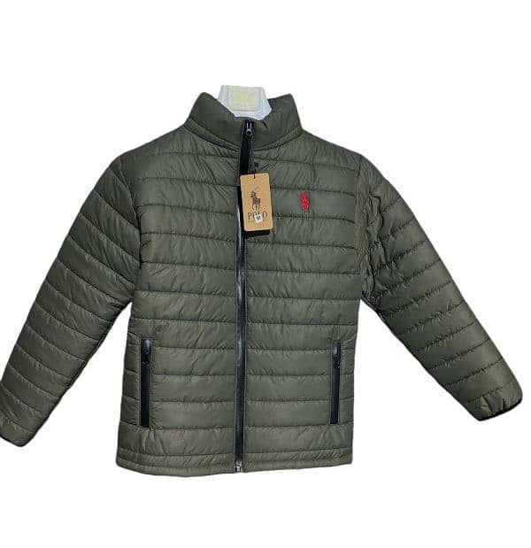 Men's Polyester Puffer jacket-Available In Green,Sizes From M to XL 0